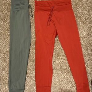 No Boundaries Red and Green Leggings